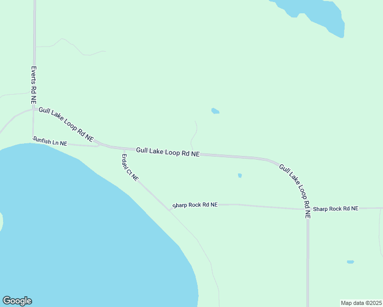 map of restaurants, bars, coffee shops, grocery stores, and more near 22749 Gull Lake Loop Road Northeast in Tenstrike