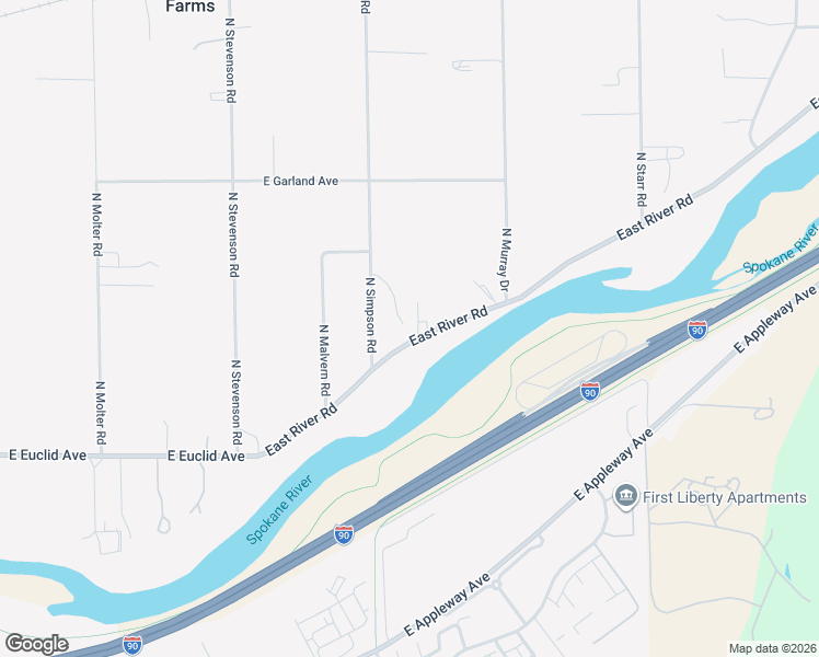 map of restaurants, bars, coffee shops, grocery stores, and more near 24325 East River Road in Otis Orchards-East Farms