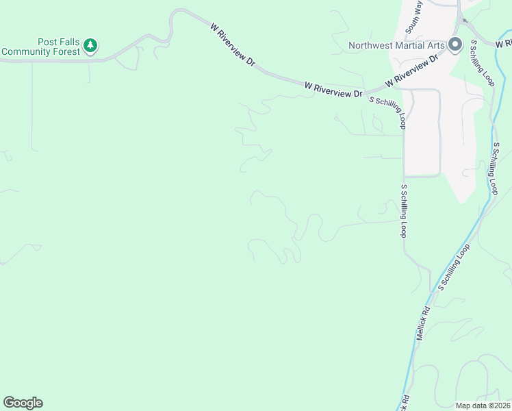 map of restaurants, bars, coffee shops, grocery stores, and more near 13476 West Margishward Road in Post Falls