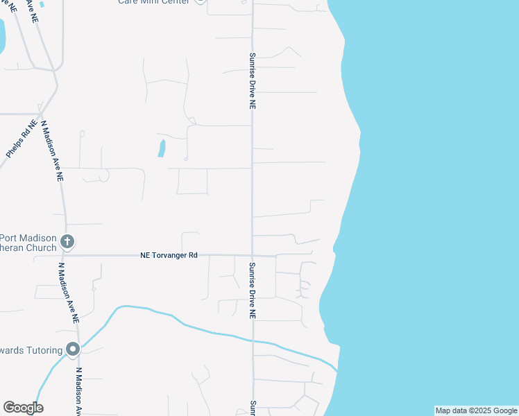 map of restaurants, bars, coffee shops, grocery stores, and more near 14250 Sunrise Drive Northeast in Bainbridge Island