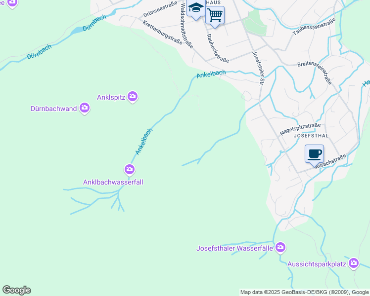 map of restaurants, bars, coffee shops, grocery stores, and more near in Schliersee