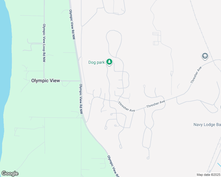 map of restaurants, bars, coffee shops, grocery stores, and more near 6 Robalo Drive in Silverdale