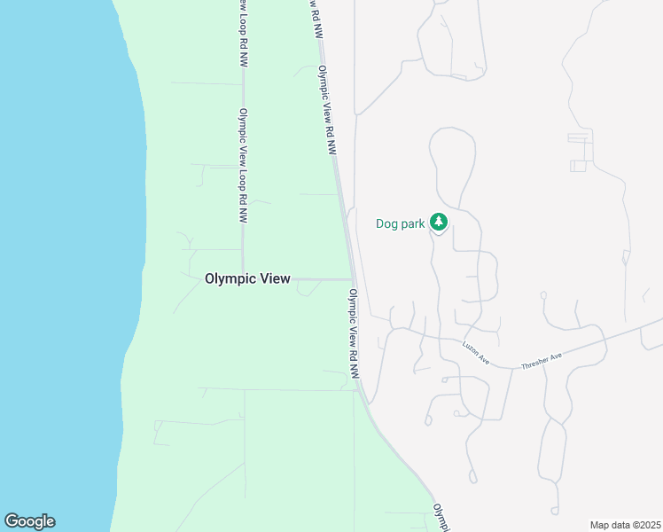 map of restaurants, bars, coffee shops, grocery stores, and more near 14417 Olympic View Road Northwest in Silverdale