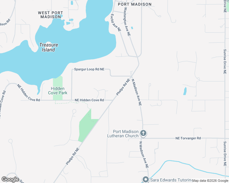 map of restaurants, bars, coffee shops, grocery stores, and more near 9234 Northeast Hidden Cove Road in Bainbridge Island