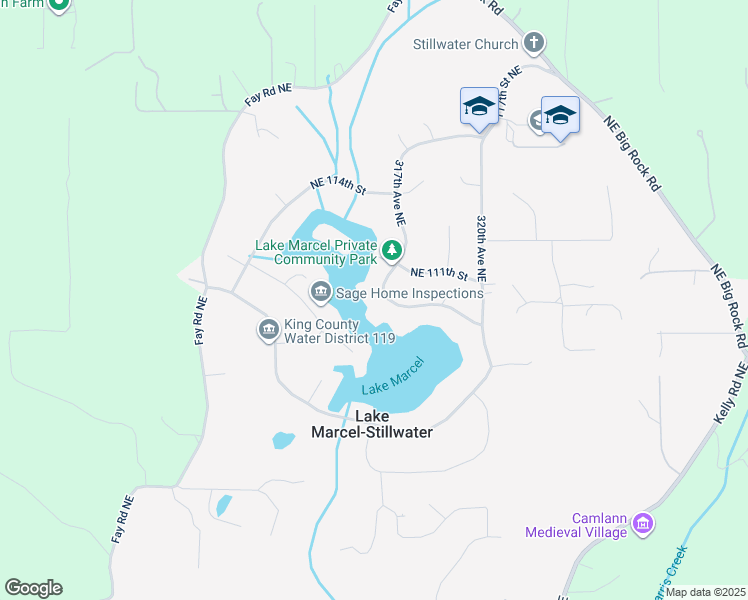 map of restaurants, bars, coffee shops, grocery stores, and more near 11009 317th Avenue Northeast in Carnation
