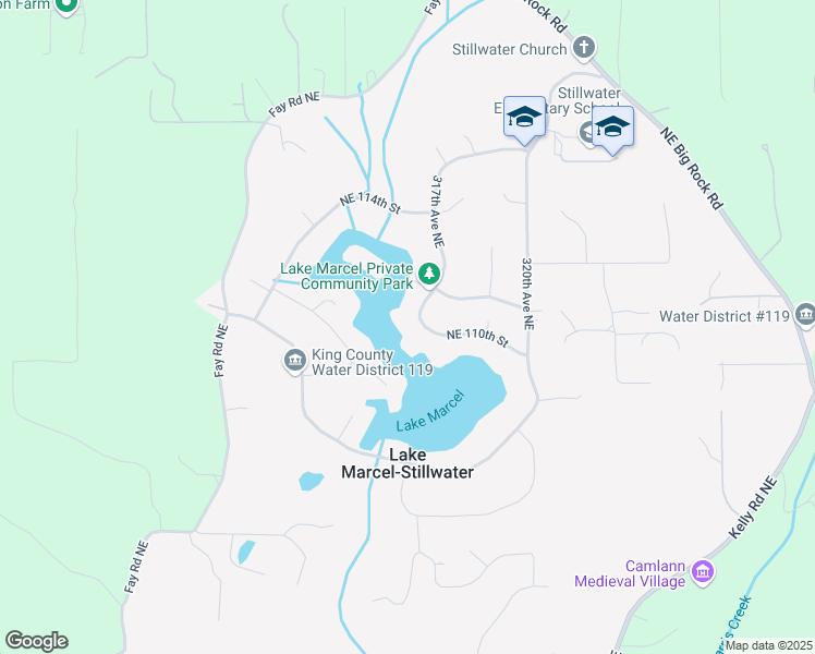 map of restaurants, bars, coffee shops, grocery stores, and more near 11009 317th Avenue Northeast in Carnation