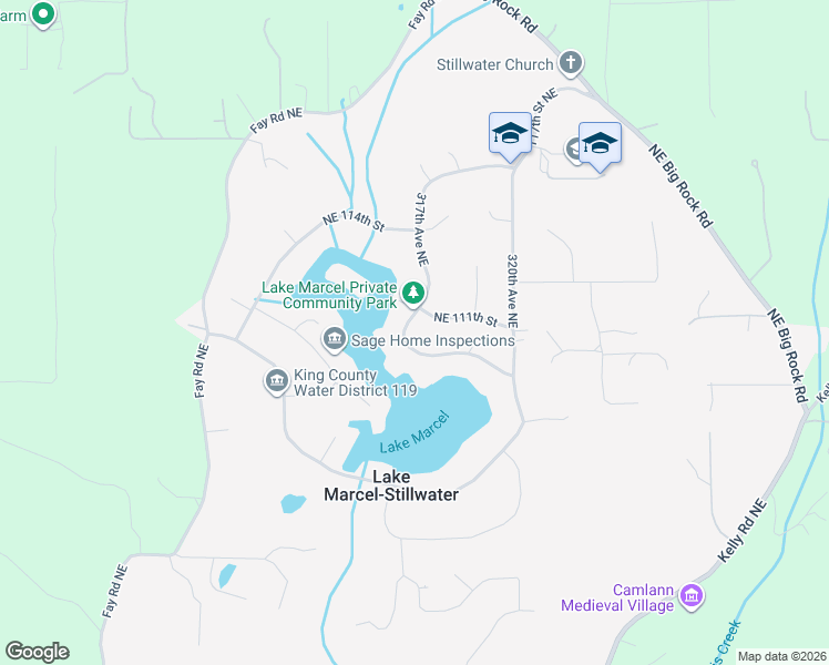 map of restaurants, bars, coffee shops, grocery stores, and more near 31702 Northeast 110th Street in Carnation