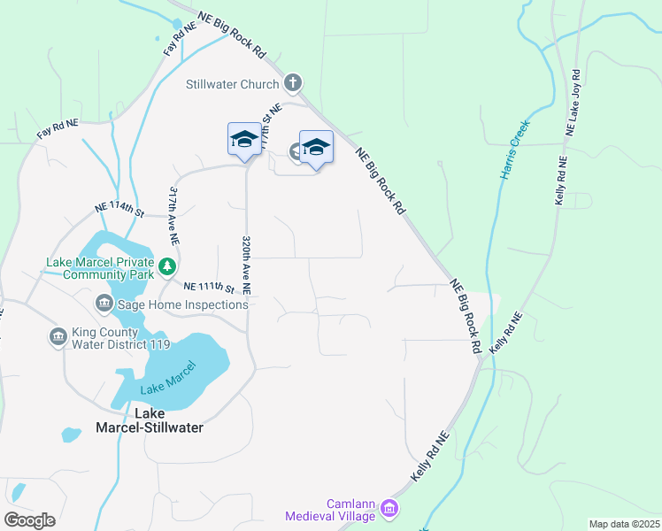 map of restaurants, bars, coffee shops, grocery stores, and more near 32307 Northeast 112th Street in Carnation
