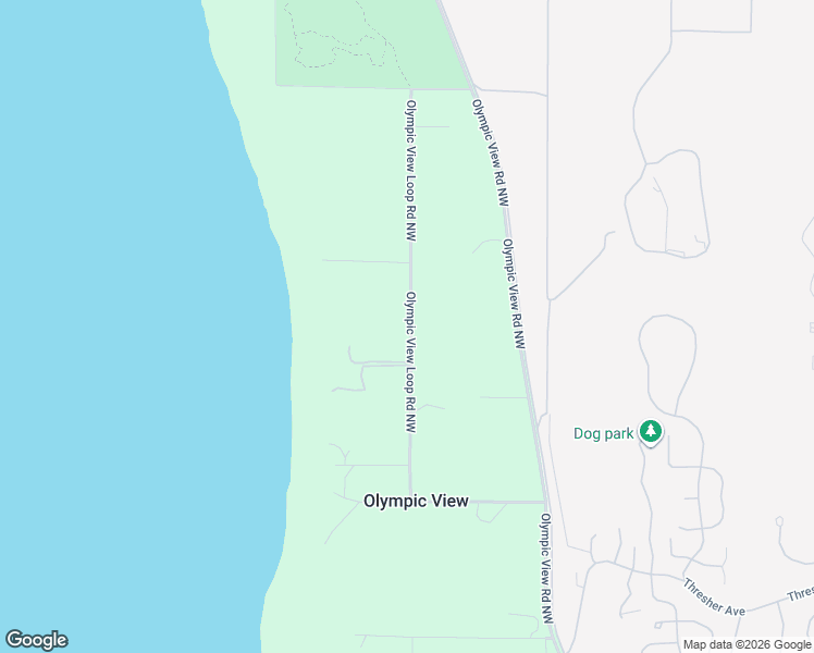 map of restaurants, bars, coffee shops, grocery stores, and more near 6818 Northwest Brothers View Lane in Silverdale