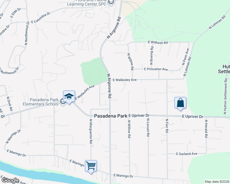 map of restaurants, bars, coffee shops, grocery stores, and more near 9115 East Heroy Avenue in Spokane