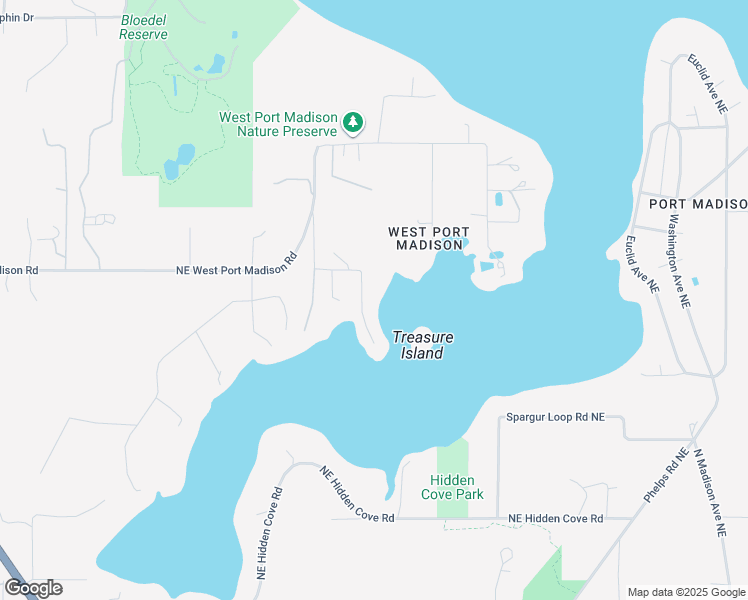 map of restaurants, bars, coffee shops, grocery stores, and more near 15046 Skogen Lane Northeast in Bainbridge Island