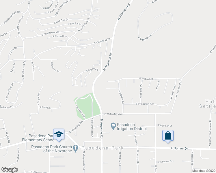 map of restaurants, bars, coffee shops, grocery stores, and more near 9125 East Fraser Court in Spokane