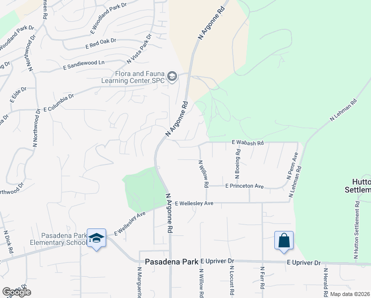 map of restaurants, bars, coffee shops, grocery stores, and more near 9125 East Fraser Court in Spokane