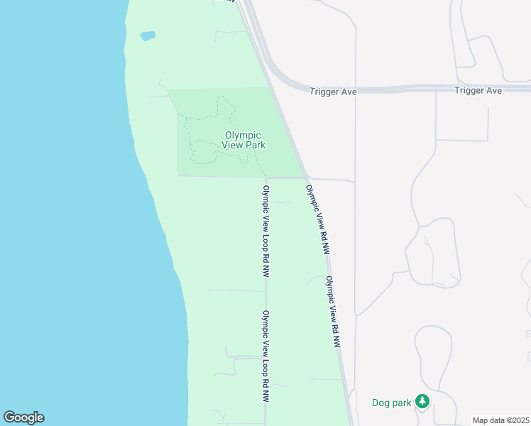 map of restaurants, bars, coffee shops, grocery stores, and more near 15433 Olympic View Loop Road Northwest in Silverdale