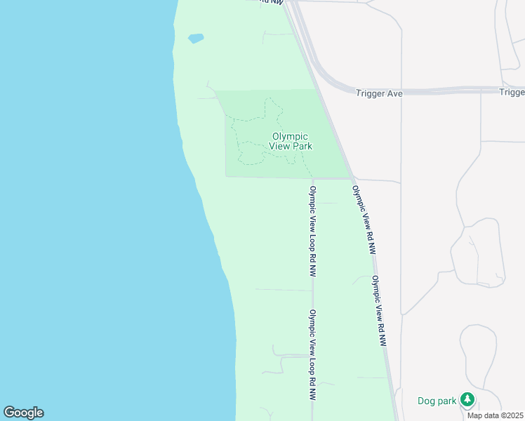 map of restaurants, bars, coffee shops, grocery stores, and more near 15433 Olympic View Loop Road Northwest in Silverdale