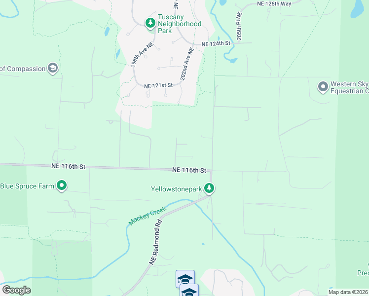 map of restaurants, bars, coffee shops, grocery stores, and more near 11720 201st Place Northeast in Redmond