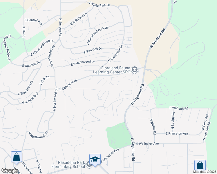 map of restaurants, bars, coffee shops, grocery stores, and more near 5408 North Saint James Place in Spokane