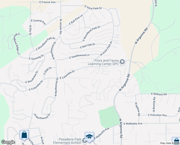 map of restaurants, bars, coffee shops, grocery stores, and more near 8706 East Boardwalk Lane in Spokane