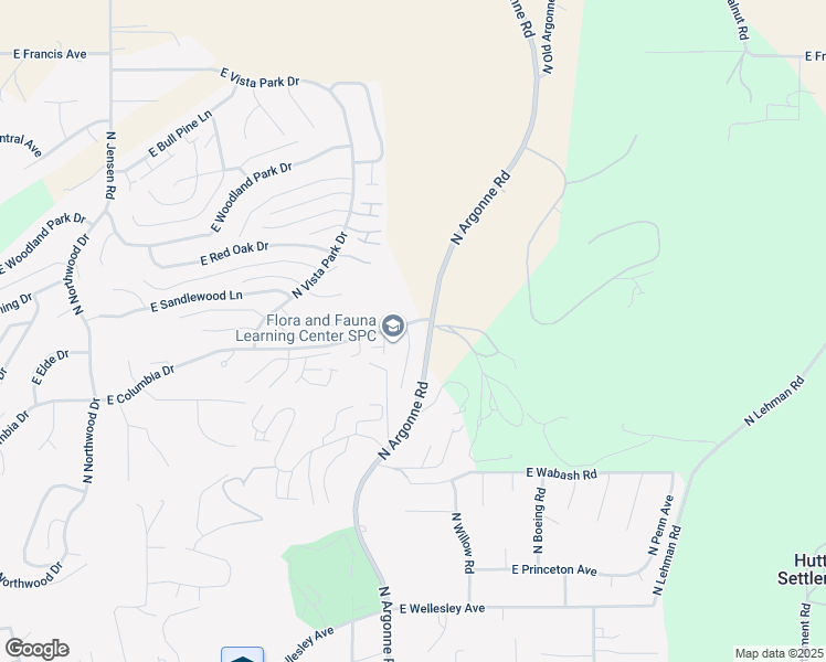 map of restaurants, bars, coffee shops, grocery stores, and more near 9118 East Columbia Drive in Spokane