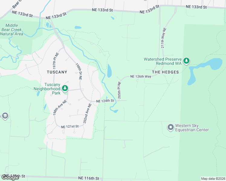 map of restaurants, bars, coffee shops, grocery stores, and more near 12419 205th Place Northeast in Woodinville