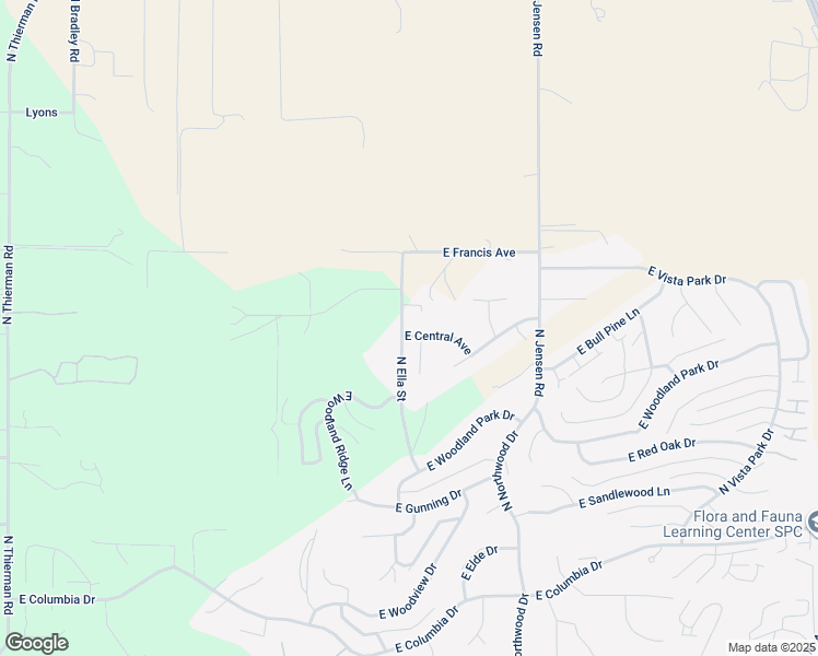 map of restaurants, bars, coffee shops, grocery stores, and more near 6169 North Ella Street in Spokane