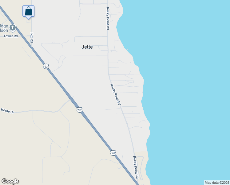 map of restaurants, bars, coffee shops, grocery stores, and more near 600 Rocky Point Road in Polson