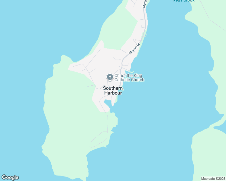 map of restaurants, bars, coffee shops, grocery stores, and more near in Southern Harbour