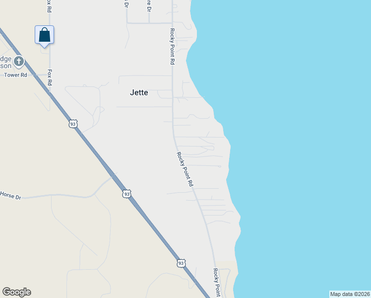 map of restaurants, bars, coffee shops, grocery stores, and more near 600-658 Rocky Point Road in Polson