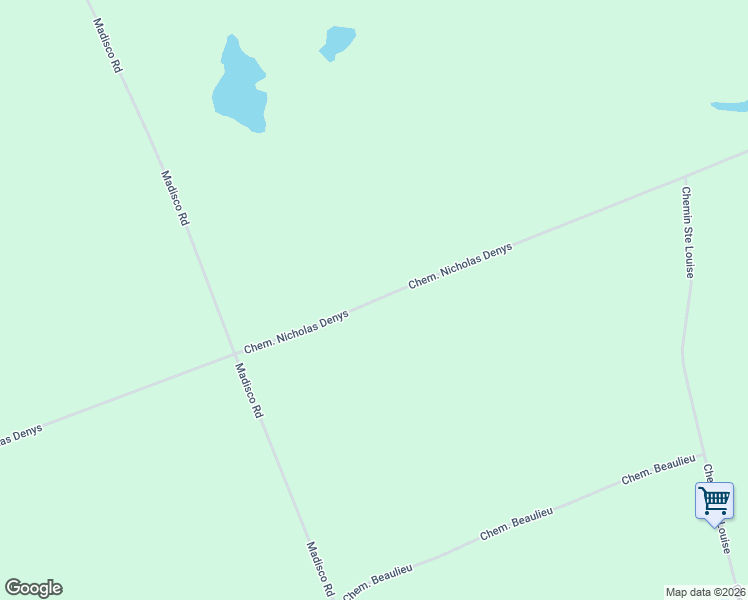 map of restaurants, bars, coffee shops, grocery stores, and more near 2226 Chemin Nicholas Denys in Beresford