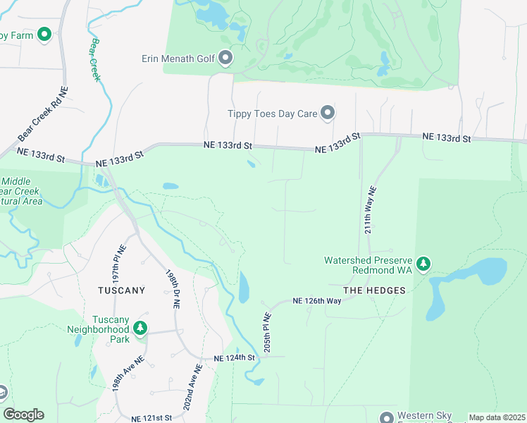 map of restaurants, bars, coffee shops, grocery stores, and more near 13129 206th Avenue Northeast in Woodinville