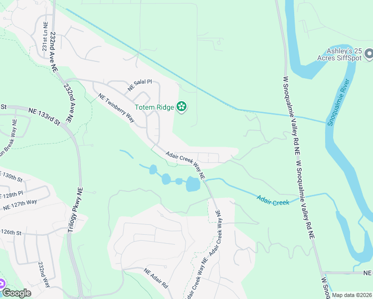 map of restaurants, bars, coffee shops, grocery stores, and more near 24164 Northeast 131st Terrace in Redmond