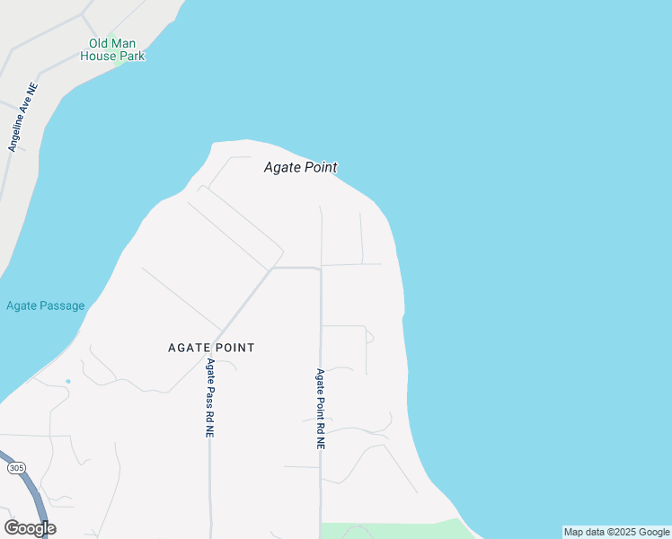 map of restaurants, bars, coffee shops, grocery stores, and more near 7641 Northeast North Street in Bainbridge Island