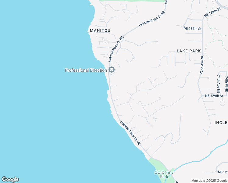 map of restaurants, bars, coffee shops, grocery stores, and more near 13020 Holmes Point Drive Northeast in Kirkland