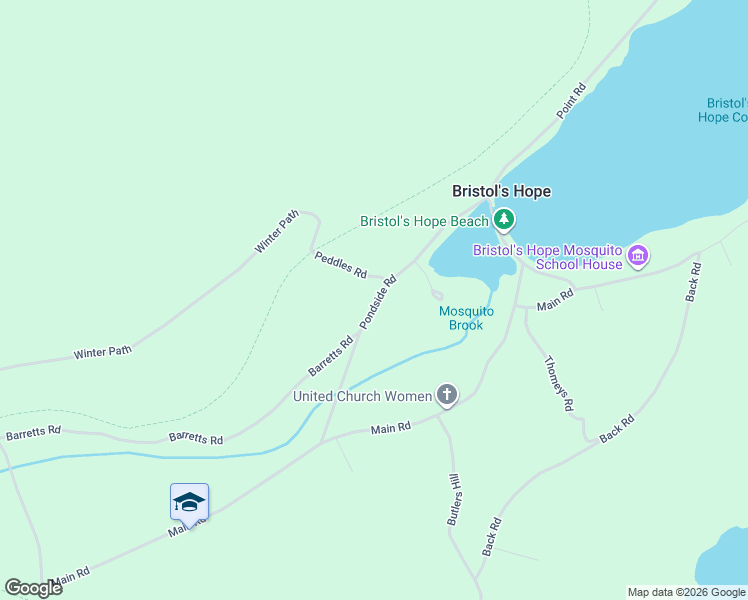 map of restaurants, bars, coffee shops, grocery stores, and more near Peddles Road in Harbour Grace