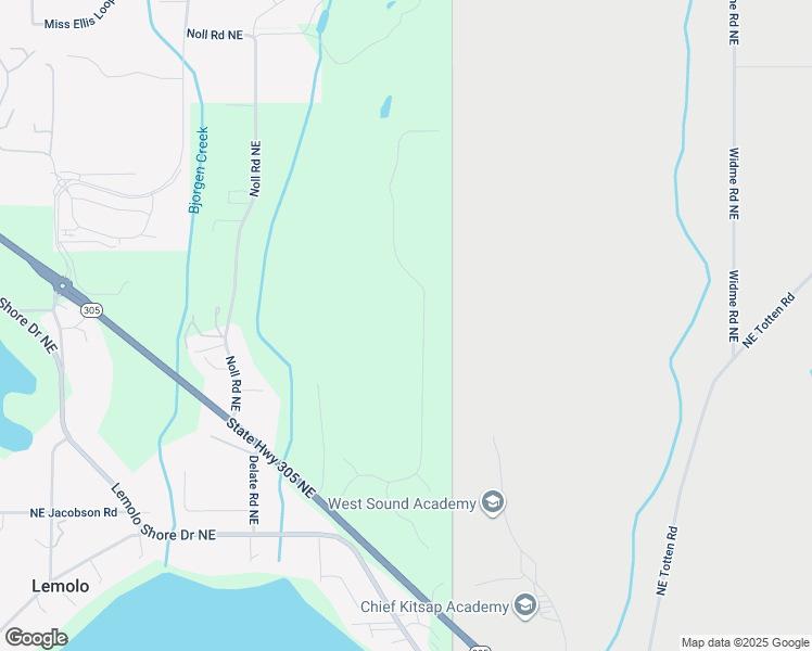 map of restaurants, bars, coffee shops, grocery stores, and more near 16765 Seminole Road Northeast in Poulsbo