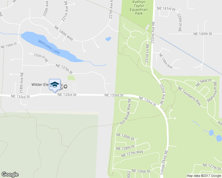 map of restaurants, bars, coffee shops, grocery stores, and more near 13320 227th Avenue Northeast in Woodinville