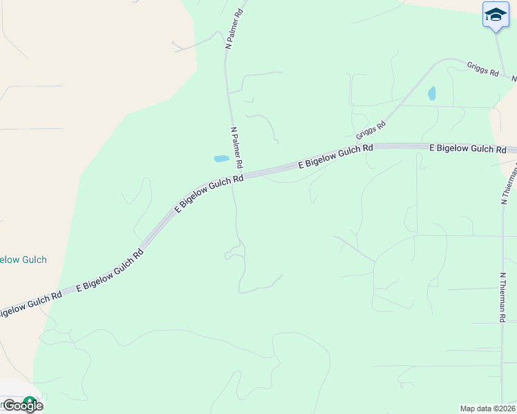 map of restaurants, bars, coffee shops, grocery stores, and more near 5522 East Bigelow Gulch Road in Spokane