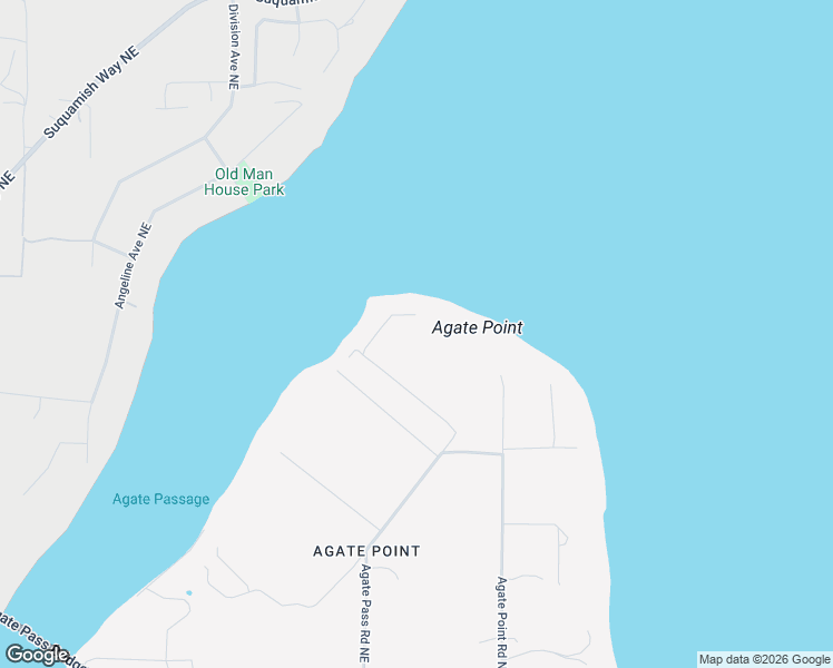 map of restaurants, bars, coffee shops, grocery stores, and more near 17160 Agate Street Northeast in Bainbridge Island