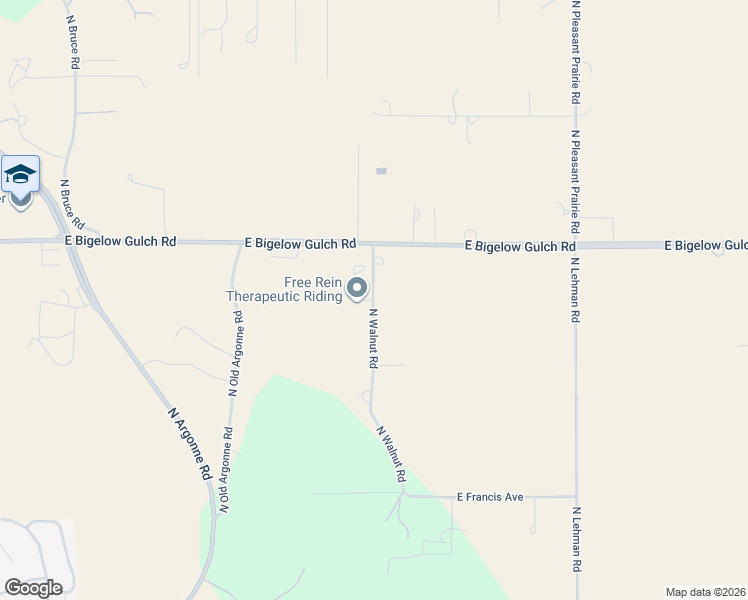 map of restaurants, bars, coffee shops, grocery stores, and more near 7014 North Walnut Road in Spokane