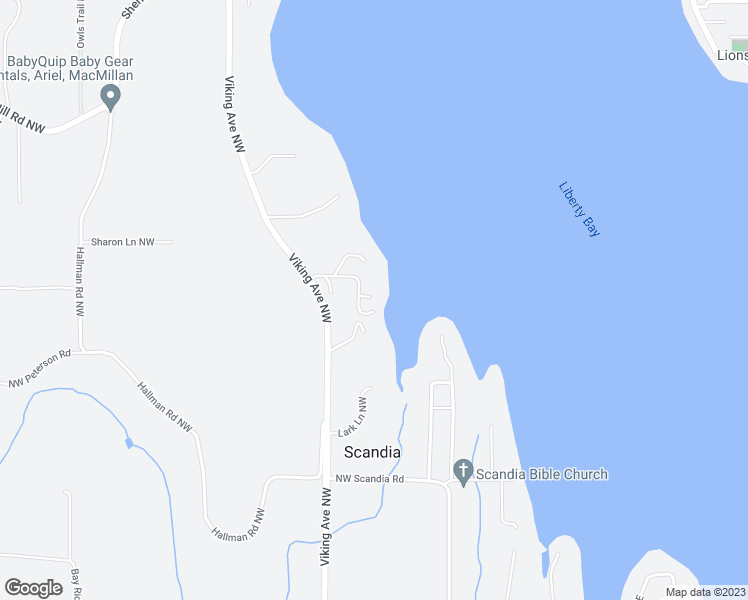 map of restaurants, bars, coffee shops, grocery stores, and more near 17448 Nordic Cove Lane Northwest in Poulsbo