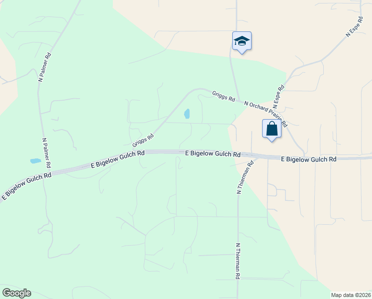 map of restaurants, bars, coffee shops, grocery stores, and more near 6310 East Wilding Avenue in Spokane