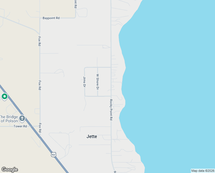 map of restaurants, bars, coffee shops, grocery stores, and more near 34581 Rocky Point Rd in Polson