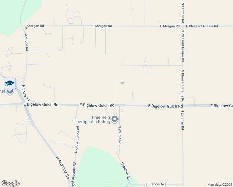 map of restaurants, bars, coffee shops, grocery stores, and more near 10103 East Bigelow Gulch Road in Spokane