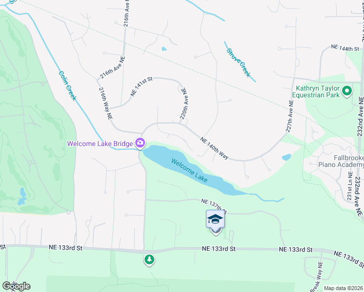 map of restaurants, bars, coffee shops, grocery stores, and more near 13917 219th Avenue Northeast in Woodinville