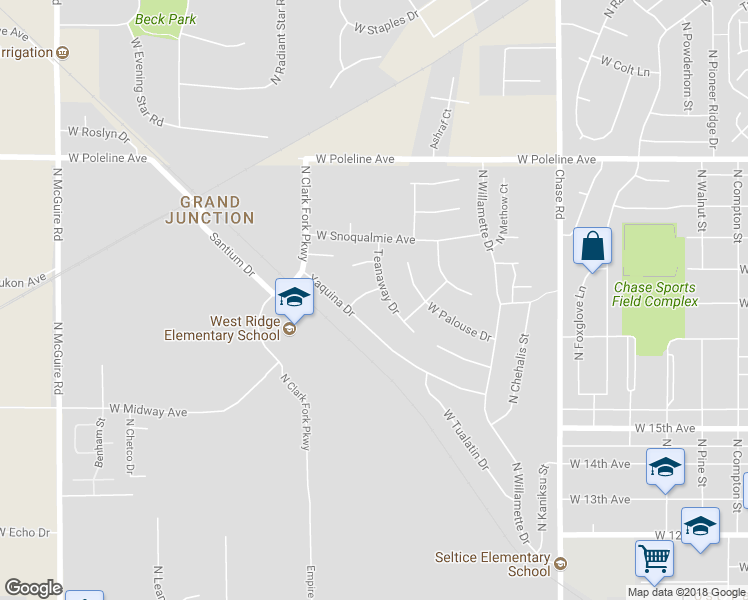 map of restaurants, bars, coffee shops, grocery stores, and more near 1658 Nesqually Avenue in Post Falls