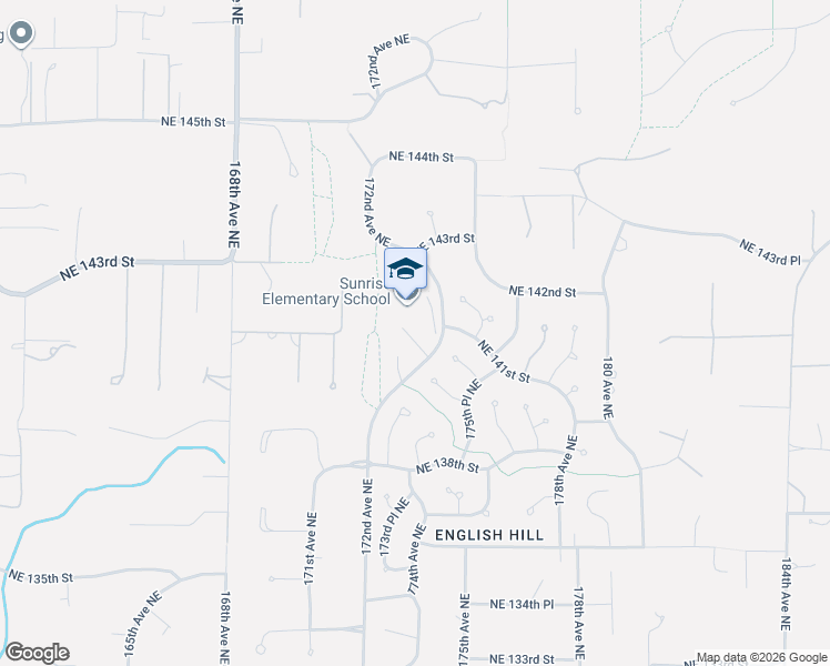 map of restaurants, bars, coffee shops, grocery stores, and more near 17138 Northeast 140th Court in Redmond