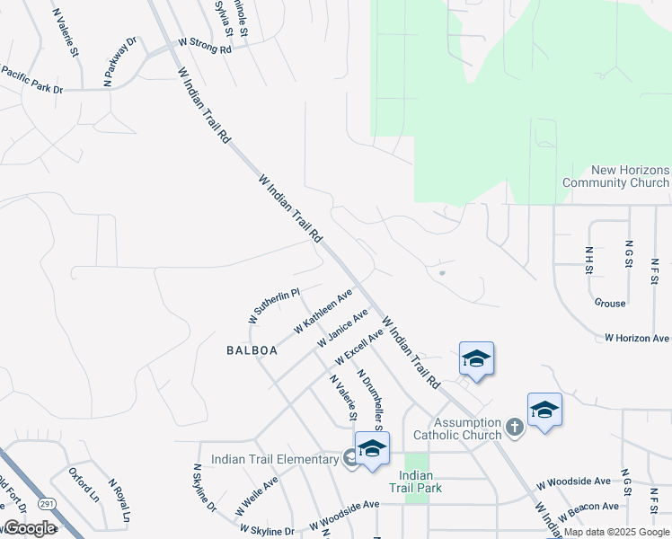 map of restaurants, bars, coffee shops, grocery stores, and more near 4219 West Indian Trail Road in Spokane