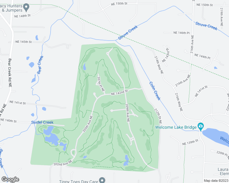 map of restaurants, bars, coffee shops, grocery stores, and more near 20724 Northeast 142nd Street in Woodinville