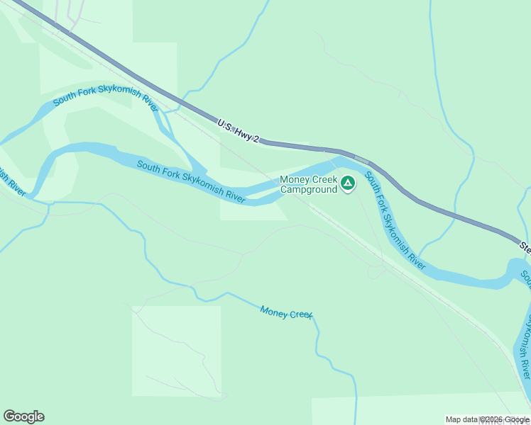 map of restaurants, bars, coffee shops, grocery stores, and more near 69020 Northeast Lowe Creek Road in Baring