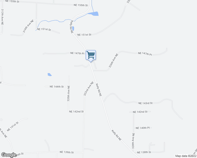map of restaurants, bars, coffee shops, grocery stores, and more near 14440 Kelly Road Northeast in Duvall
